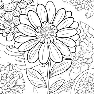 Chrysanthemum Coloring Pages