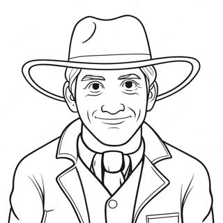 Turning Red 4 Town Character Coloring Page 63182-50811