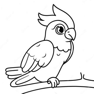 Cockatoo Coloring Page 63212-50834