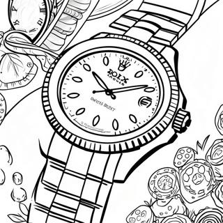 Rolex Coloring Pages