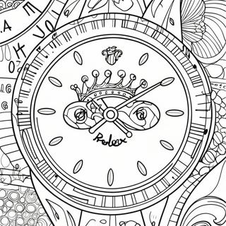 Rolex Logo Coloring Page 63222-50842