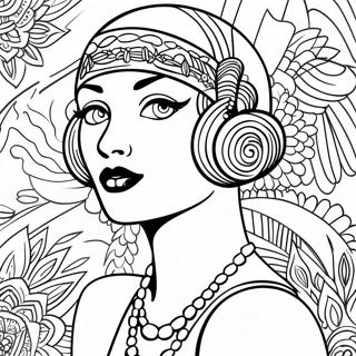 Roaring 20s Coloring Pages