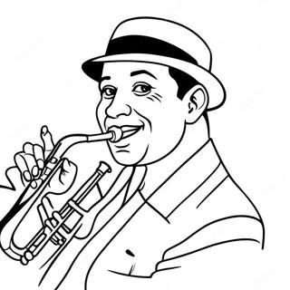 Roaring 20s Jazz Musician Coloring Page 63233-50851