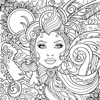 Realistic Tattoo For Adults Coloring Pages