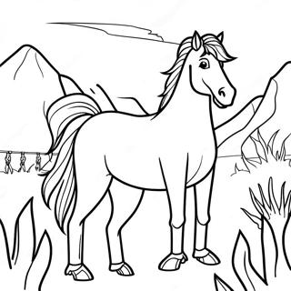 Wild Horse Coloring Page 63282-50896