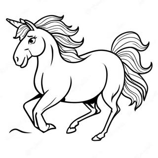 Wild Horse Coloring Pages