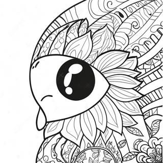 Bright Posca Marker Art Coloring Page 63303-59609