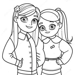 Best Sister Ever Coloring Page 63312-50910