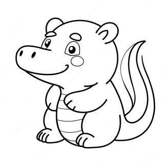 Slowpoke Coloring Page 63322-50919