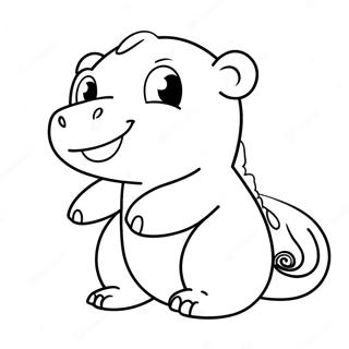 Slowpoke Coloring Page 63322-50920