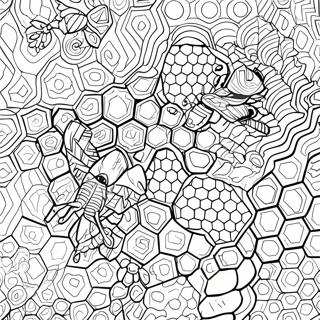 Honeycomb Coloring Pages