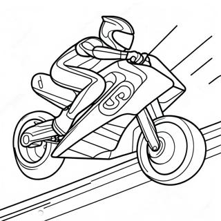 Tron Light Cycle Racing Coloring Page 63343-50935