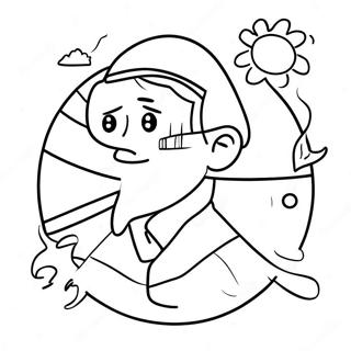 Sun Safety Coloring Pages