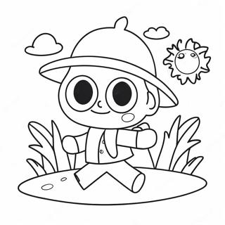 Sun Safety Awareness Coloring Page 63382-50962