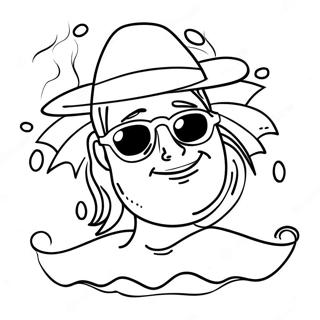 Sun Safety Awareness Coloring Page 63382-50963