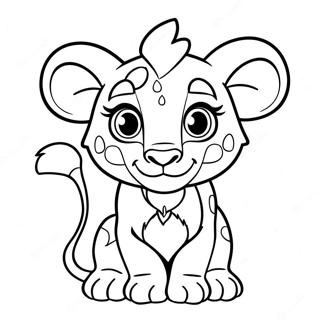 Kiara Lion Guard Coloring Page 63392-50970