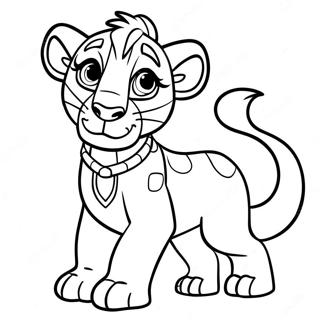 Kiara Lion Guard Coloring Page 63392-50971