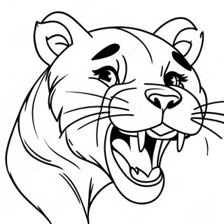 Kiara Roaring Fiercely Coloring Page 63393-50984