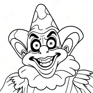 Killer Klowns Coloring Page 63422-50995