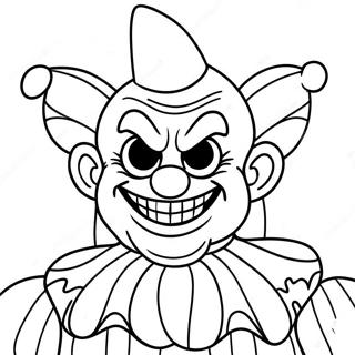 Killer Klowns Coloring Page 63422-50996