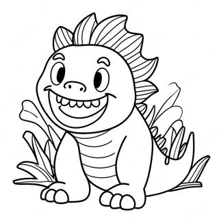 Chomper Coloring Pages