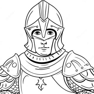 Knights & Castles Coloring Pages