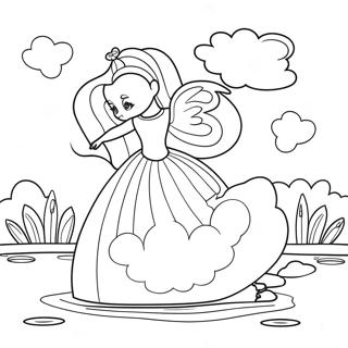 Barbie Swan Lake Coloring Page 63532-51089