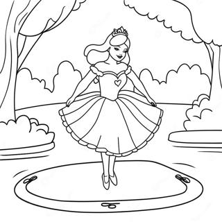 Barbie Swan Lake Coloring Page 63532-51092