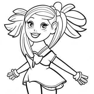 Oklahoma Sooners Cheerleader Coloring Page 63563-51120