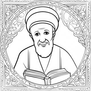 Prophet Muhammad With Quran Coloring Page 63583-51130