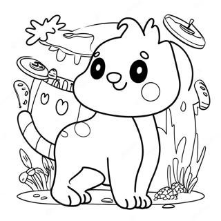 Funny Adult Coloring Page With Hilarious Animals 63592-51135