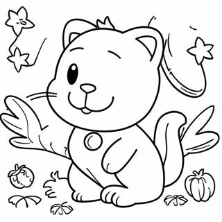 Garfield Thanksgiving Coloring Pages