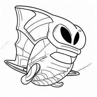 Colorful Among Us Venom Spaceship Coloring Page 63623-51166