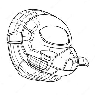 Colorful Among Us Venom Spaceship Coloring Page 63623-51168