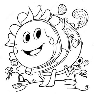 Numberjacks In Colorful Adventure Coloring Page 63653-51186