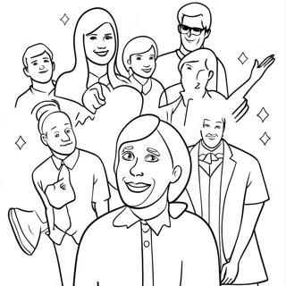 Glee Coloring Page 63662-51190