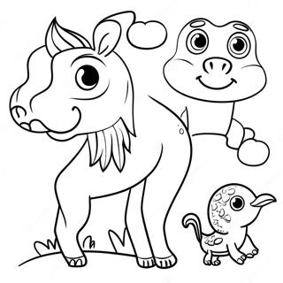 South America Animals Coloring Page 63672-51195