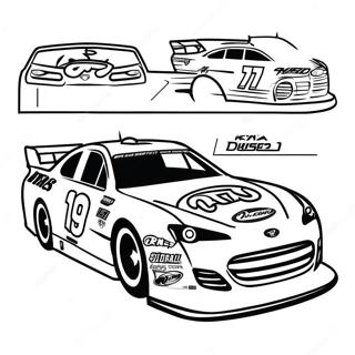 Kyle Busch Coloring Pages