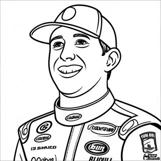 Kyle Busch In Victory Lane Coloring Page 63703-51231