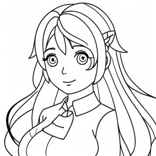 Anya Anime Coloring Pages