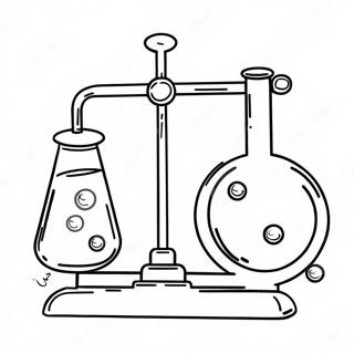 Chemistry Lab Equipment Coloring Page 6371-5246