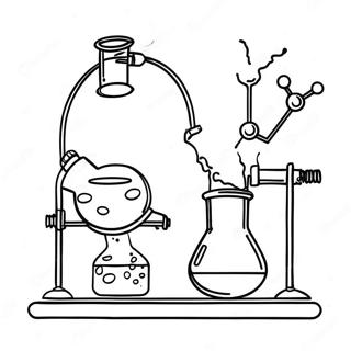 Chemistry Lab Equipment Coloring Page 6371-5248