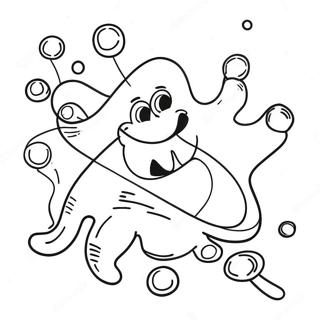 Colorful Chemical Reactions Coloring Page 6372-5255