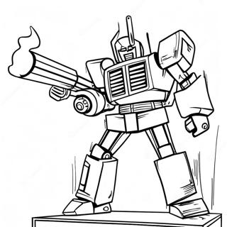 Colorful Jazz Transformers In Action Coloring Page 63743-51260