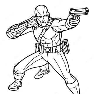 Deadshot Coloring Pages