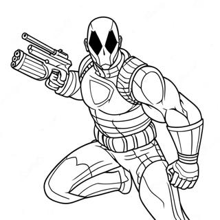 Deadshot Action Pose Coloring Page 63762-51276