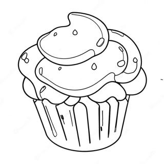 Blueberry Muffin Coloring Page 63772-51278