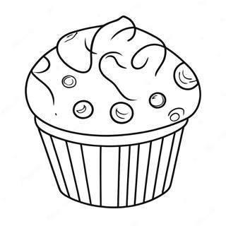 Blueberry Muffin Coloring Page 63772-51279