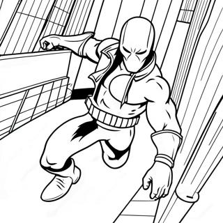 Red Hood In Action Coloring Page 63793-51297