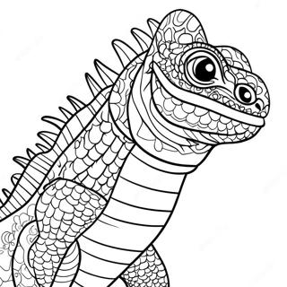 Lizard Man Coloring Pages